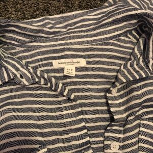 Beachlunchlounge Loose Collared Short Sleeve Top